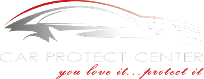 Logo Car Protect Center avec la signature « you love it… protect it »